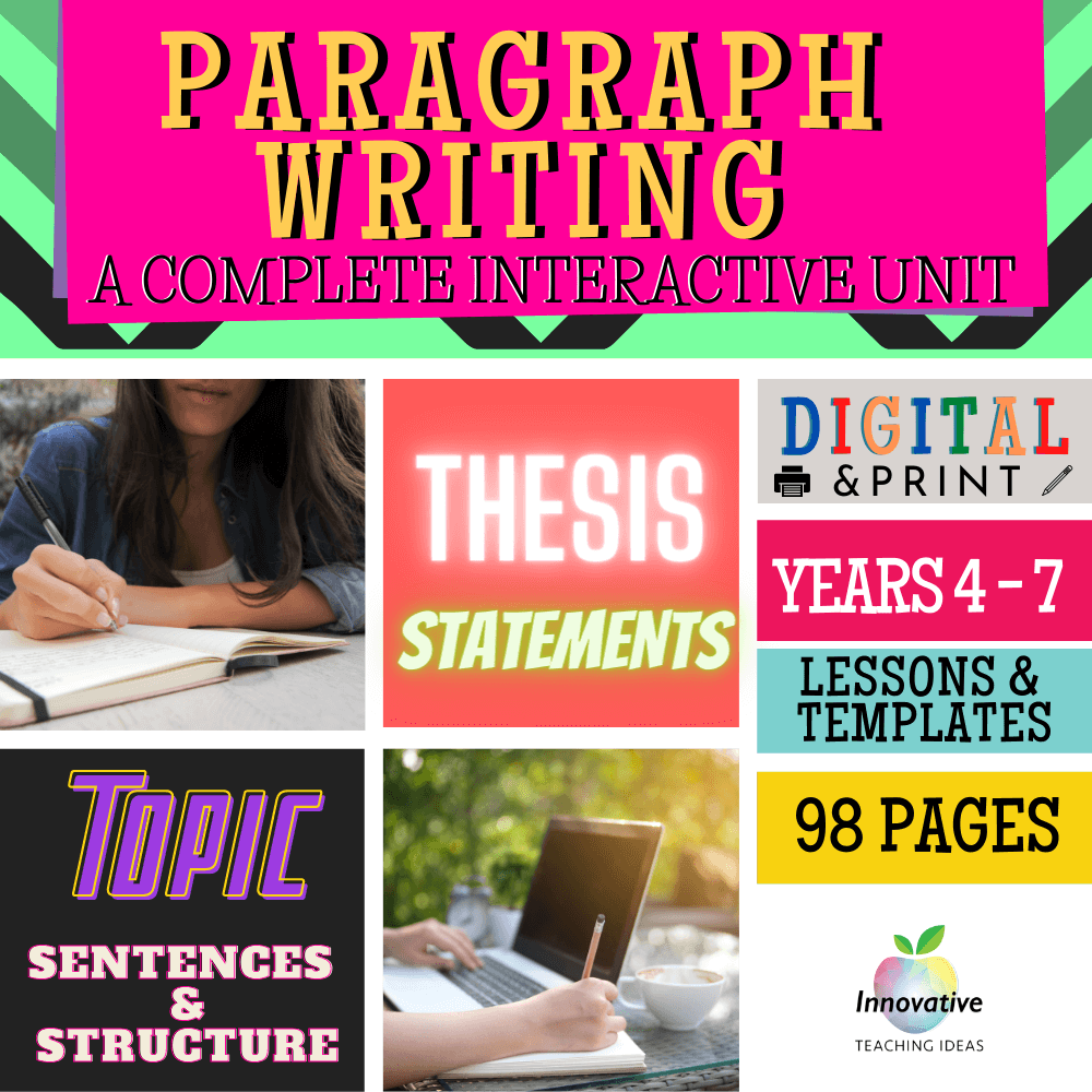 Paragraph Writing | 1 | Perfect Paragraph Writing: The Ultimate Guide | literacyideas.com