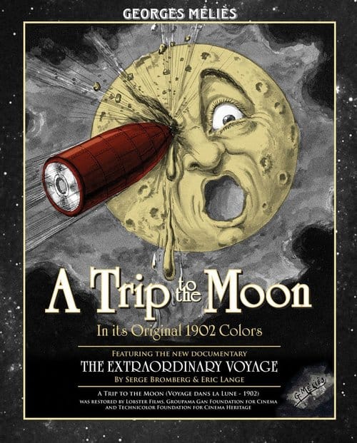 A trip to the moon film poster - literacy 