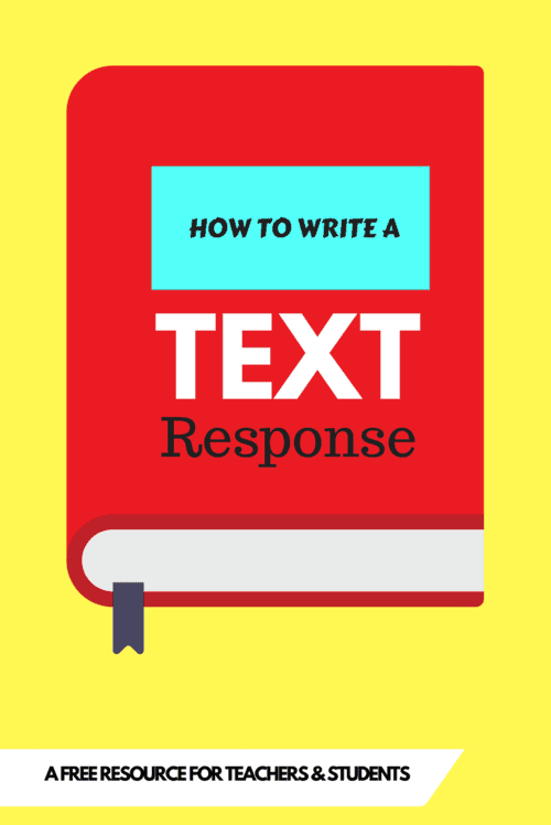 how to write a text response,text response | How to write a text response | literacyideas.com