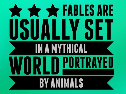 Fables | fable definition 1 | Reading and Writing Fables: The Ultimate Guide for Students and Teachers | literacyideas.com