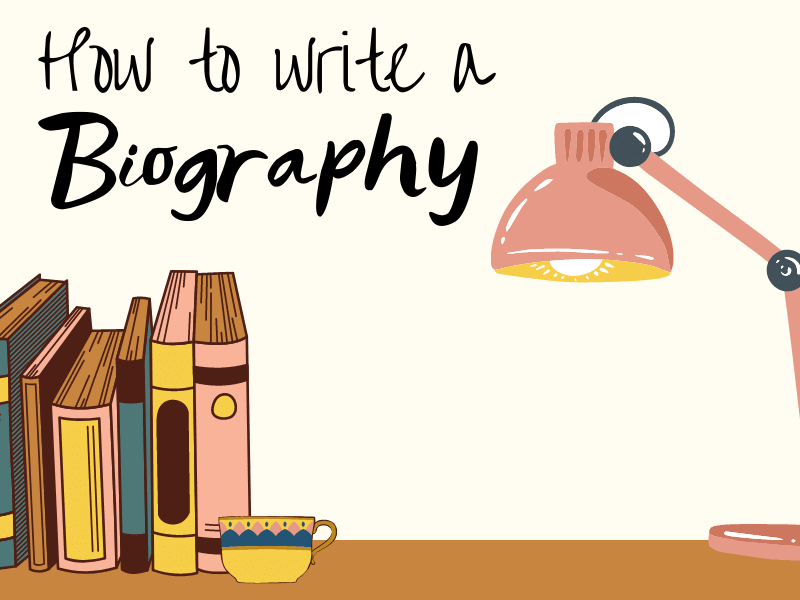 how to write a biography about yourself for a book